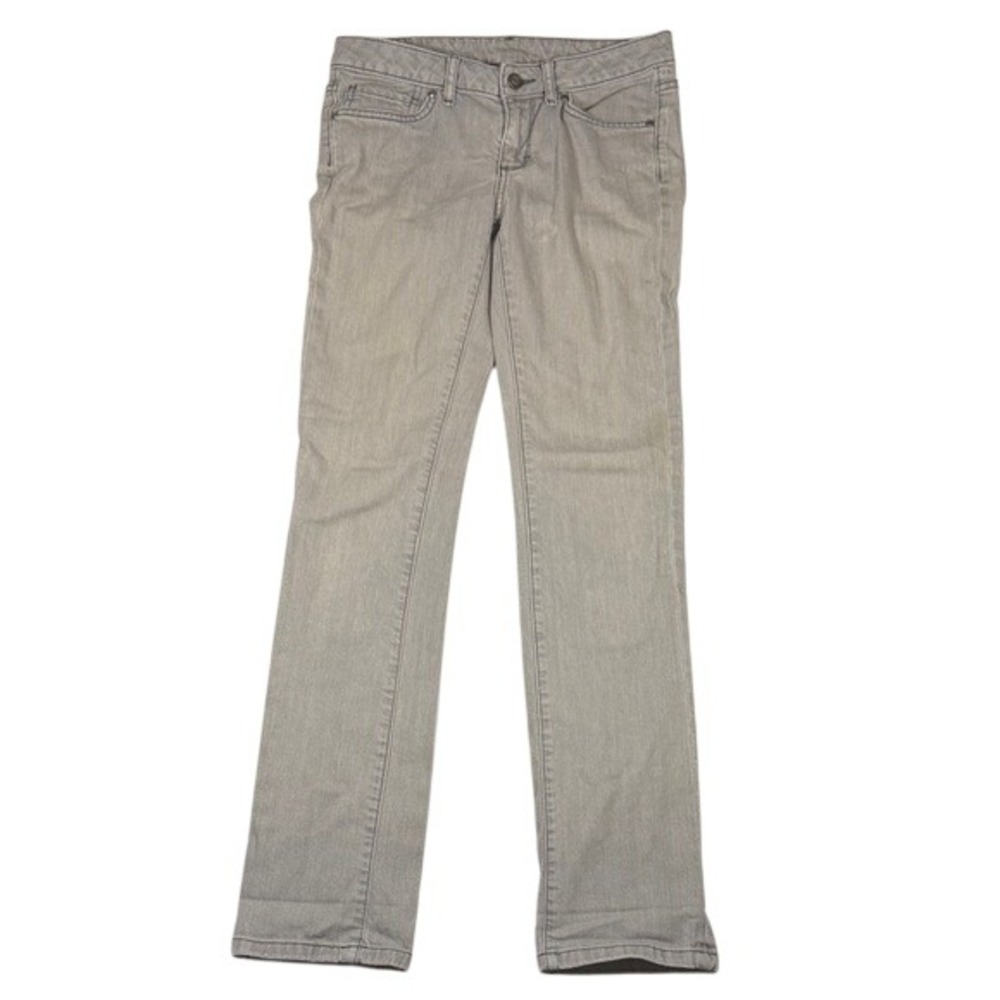 Patagonia Womens 26 Organic Cotton Straight Leg Jeans Grey Mid Rise Stretch